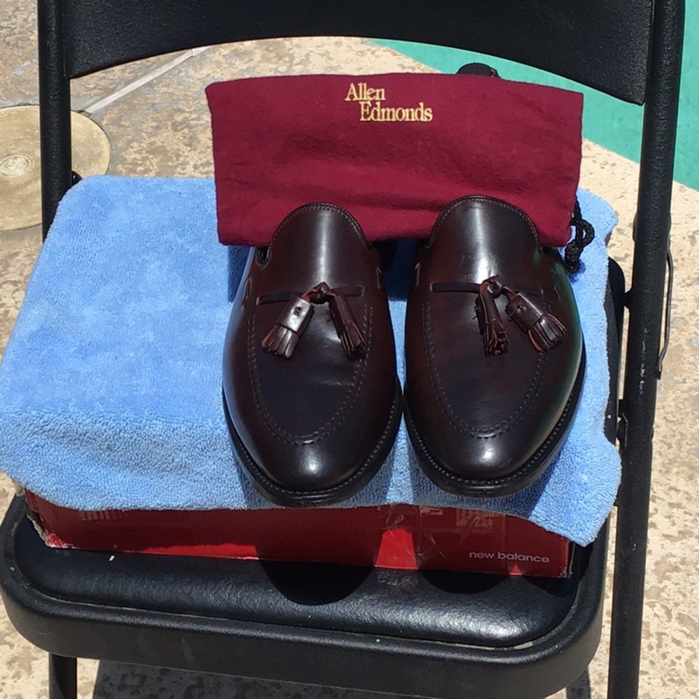 Allen Edmonds Shell Cordovan 10/D Used Conditions… - image 1